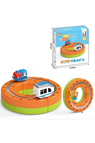 Noname Magnetic Track Train Top Bottom Set , 3D Circuit with Train and Ma...