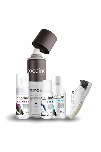 Coccine Kit de curatare a incaltamintei, Coccine, Albitor 75g + Antiacqua 250...