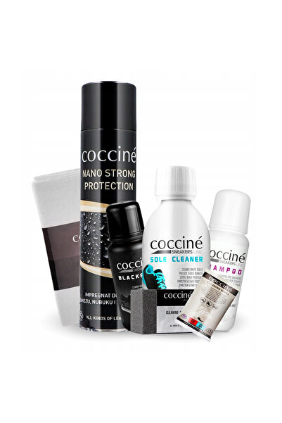 Coccine Set de ingrijire si impregnare, Coccine, Blackener, Talpa curata, Sam...