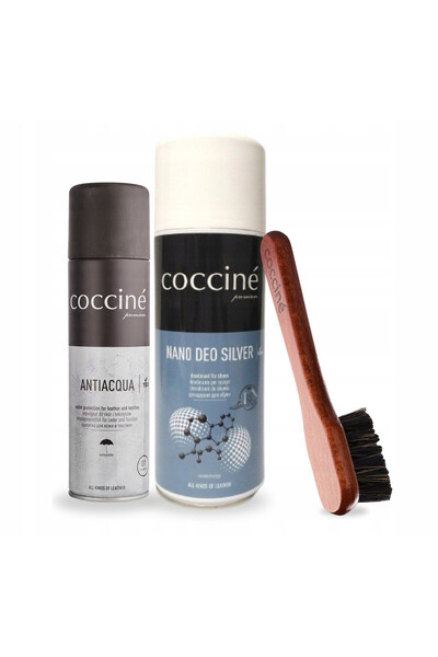 Coccine Set de ingrijire a incaltamintei, Coccine, 3 in 1, deodorant nano deo...