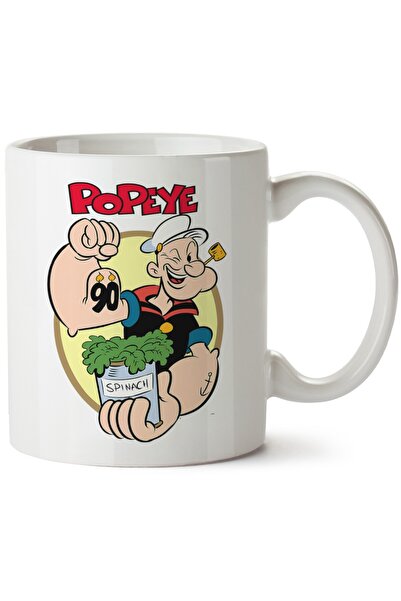 ET ERTAPASSAGE original creative designs Popeye Printed Porcelain Mug, Machin...