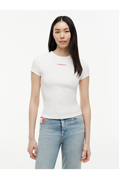 Tommy Jeans White Women T-Shirt