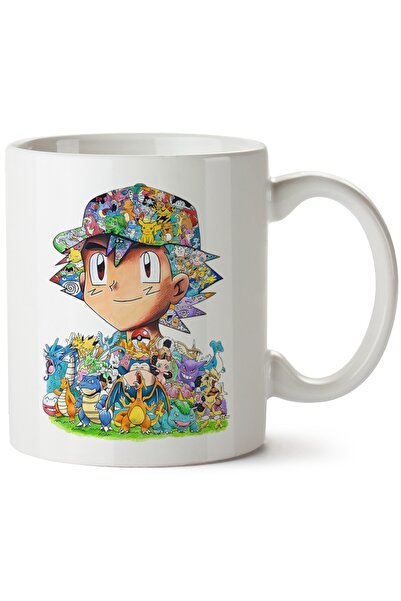 ET ERTAPASSAGE original creative designs Pokemon Printed Porcelain Mug, Machi...