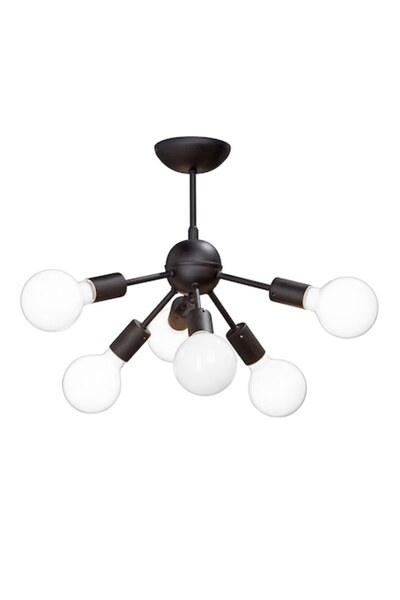 Cojom Candelabru sferic 6XE27, negru