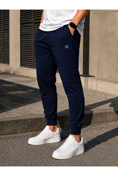 NEED LİFE Erkek İnce Yumuşak Dalgıç Kumaş Slim Fit Paça Lastikli Cep Fermuarl...