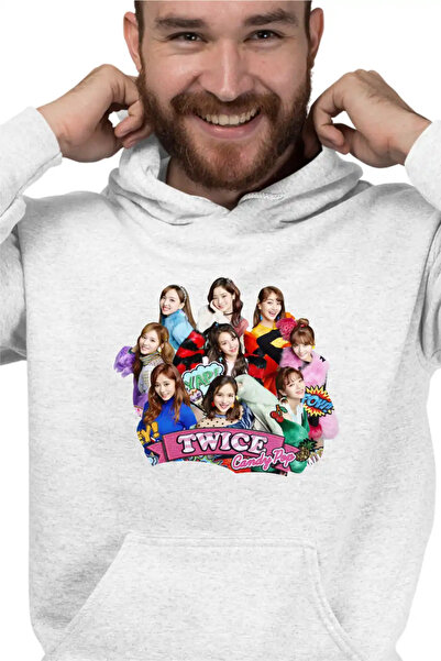 OEM Ανδρικό Φούτερ με κουκούλα Twice K-pop Εμπορεύματα