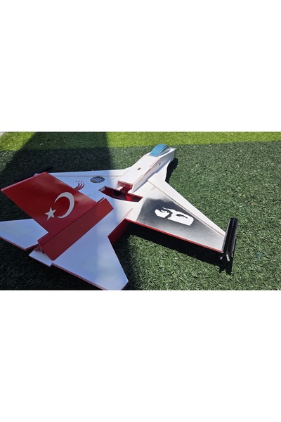 Kuzey RC F-16 Ay-Yıldız Özel Tasarım Montajlı ve Boyalı Gövde Kiti – Elektron...