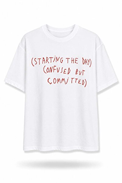 5in1Canpolat White Text T-Shirt