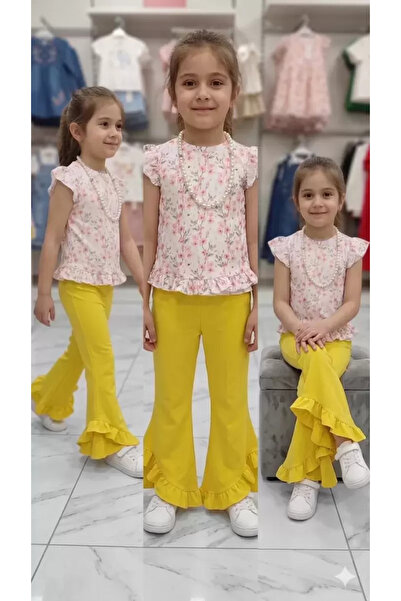 northcity n طقم أطفال من الليكرا الكامل مع قلادة للأعمار من 6-7-8 سنوات - جما...