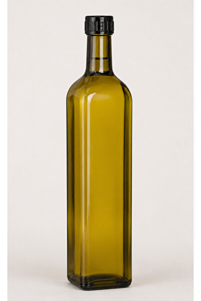 OEM Sticlă de ulei de măsline verzi de 500 ml, recipient din sticlă cu capac ...