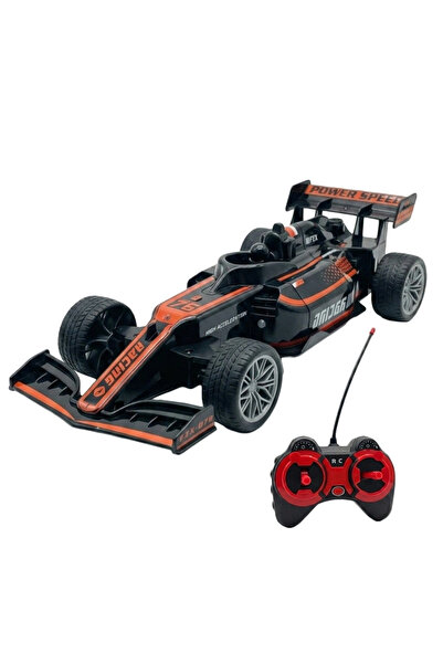 CanEm Formula Yarış Arabası Duman Atan Işıklı Şarjlı Turuncu R/C