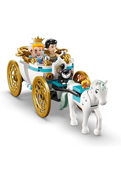 LEGO ǀ Disney Cinderella’s Castle & Horse Carriage Building Toy for 6+ Year O...