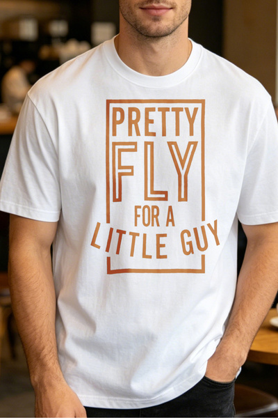 Fleck تي شيرتات كاجوال للرجال من Pretty Fly For A Little Guy، تي شيرتات مطبوع...