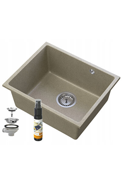 Granitan Set chiuveta bucatarie si spray, Granitan, Granit, Maro
