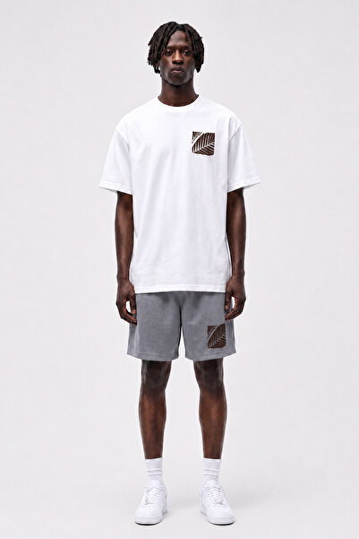 EFFRENATU Men's T-Shirt Shorts Set Printed Oversized