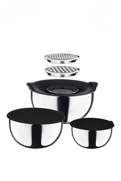 Seral Mix Master 9 Piece Steel Mixing and Storage Container