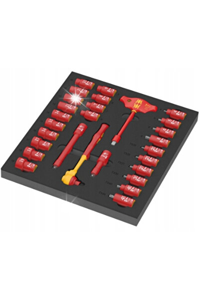 Wera Werk Dop de spumă 9726 GRZECH.ZYKLOP 3/8 " VDE + Capete 28 buc. 05150116...