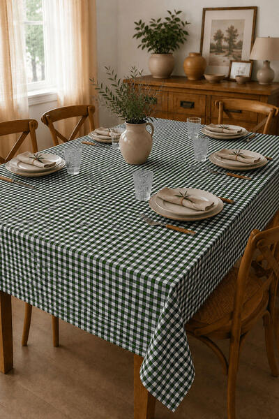 Mira Home Zefira 170X170 cm Balcony, Picnic, Kitchen Tablecloth & Floor Table...