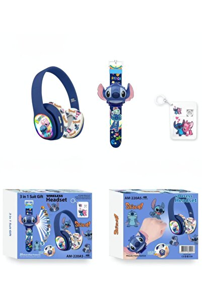 MAXTOP Stitch Wireless Bluetooth Speaker + Watch + Puzzle (for Children)