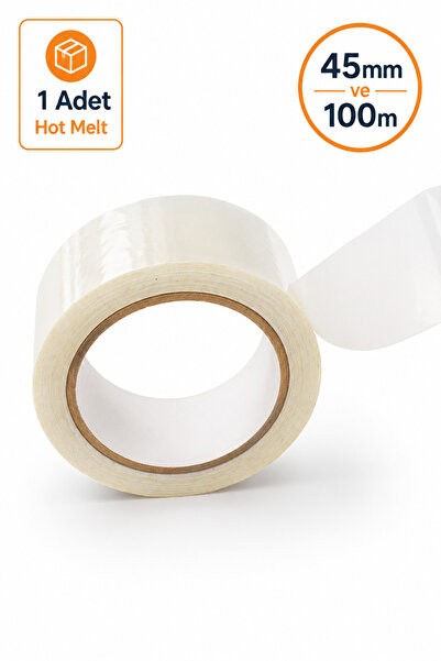 Arkhelais Koli Bandı Beyaz - Paketleme Bandı - Hot Melt Kargo Kolisi Bantı 45...