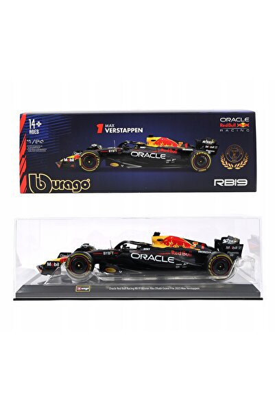 Bburago Junior BOLID F1 Red Bull RB19 Abu Dhabi 2023 MAX VERSTAPPEN 1:24 BBUR...
