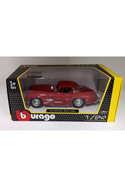 BBURAGO 1954 Mercedes-Benz 300 SL Roșu 1:24 - 20236