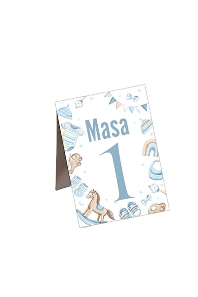OEM Set numere de masă Model 37, Carton, Multicolor, 10x15 cm, 20 buc.