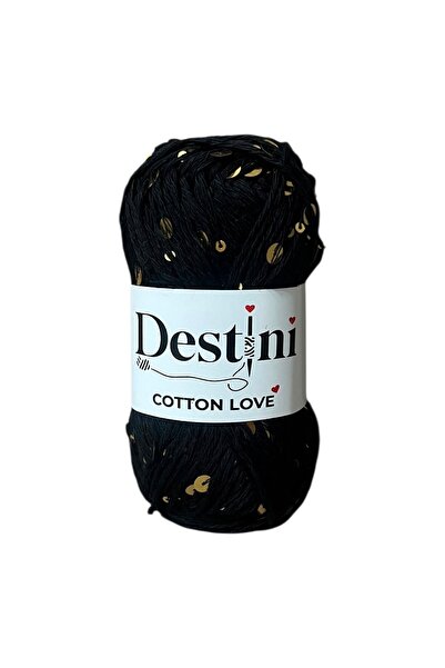 destini Cotton Love Shine Sequin Yarn Summer Beanie Bag Dress Hand Knitting Y...