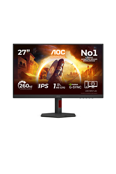 Aoc Monitor Gaming 27G4ZR, 27 ", Full HD (1920x1080), Fast IPS, WLED, 260Hz (...