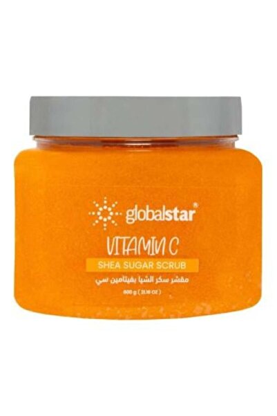 Globalstar مقشر سكر الشيا بفيتامين سي من جلوبال ستار - 600 جرام