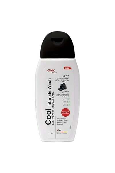 COVIX CARE غسول المناطق الحميمة اليومي بالفحم من كوفيكس كير – 215 مل