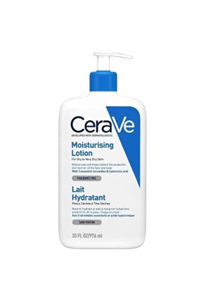 CeraVe لوشن مرطب للبشرة الجافة خالي من العطور من سيرافي – 976 مل