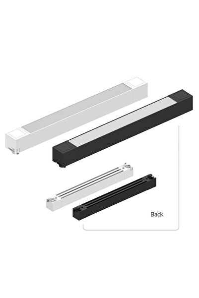 InLight Γραμμικό φωτιστικό LED 20W 4000K για μονοφασική ράγα σε λευκό χρώμα Δ...