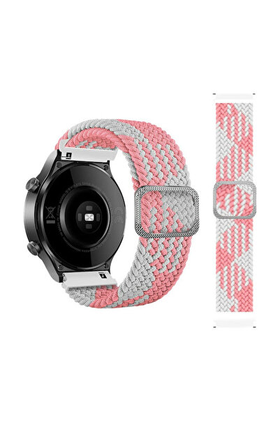 OEM Gt Gt 2 46mm Υφασμάτινο Λουράκι Gt Ροζ (Honor Magic Watch 2)