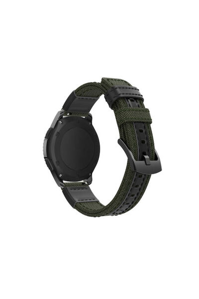 OEM Λουράκι από νάιλον και δέρμα για Huawei Watch GT 3 Pro Ceramic 43mm Στρατ...