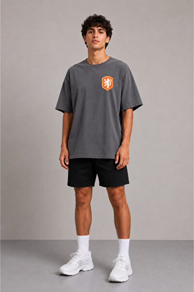 ZAVIXO Men's Casual Oversize T-Shirt – Breathable 100% Cotton Fabric