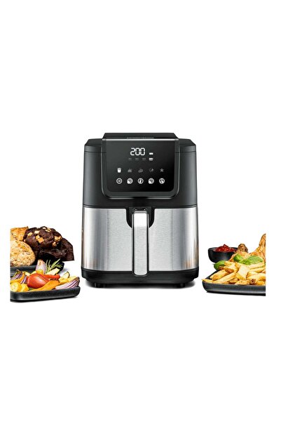 Rommelsbacher Friteuză cu aer cald (negru/oțel inoxidabil, 1.500 W)
