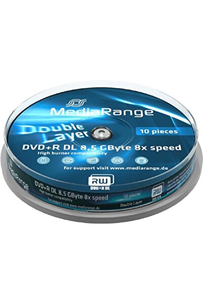 MediaRange DVD+R DL 8.5GB 8x 10 bucăți (MR466)