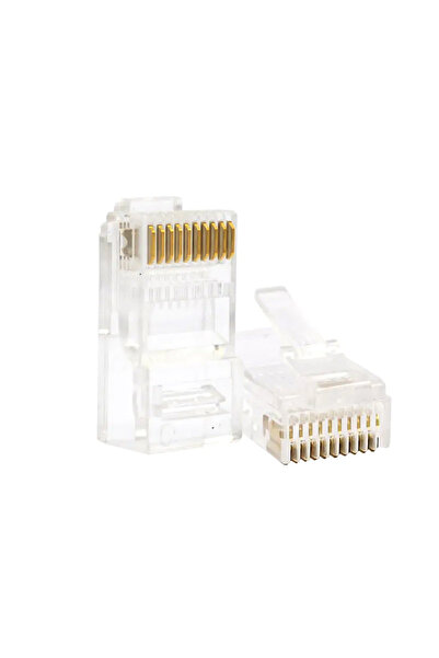 MN6 Mn119F Rj45 10P/10C Modular Plug 90 Pieces Network Data Cable End Socket