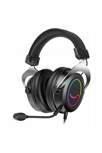 Fifine Căști cu fir cu microfon AmpliGame H3, circumaurale, negre