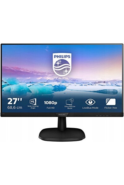 Philips Saeco Monitor 27 inchi Philips 273V7QJAB/00 FHD IPS 75Hz