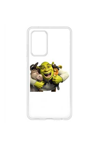 OEM Husa compatibila cu Samsung Galaxy A31 Silicon Transparenta Model Shrek