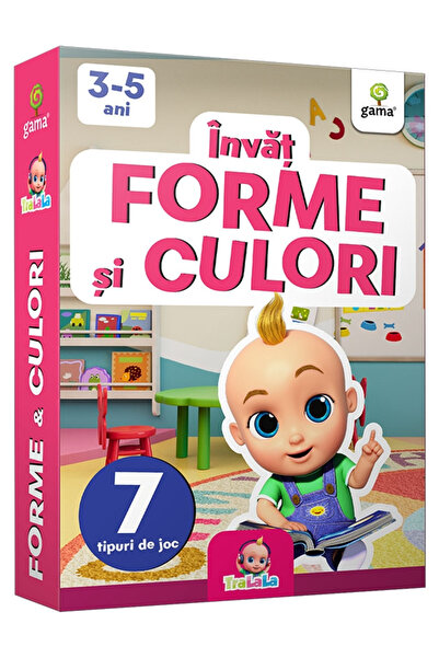 Editura Gama Învață Formele și Culorile, - Editura Gama