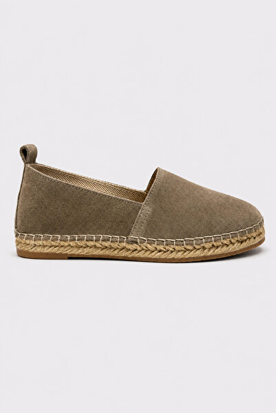 Suren bysrnshoes Best Hakiki Deri Kadın Espadril Ayakkabı