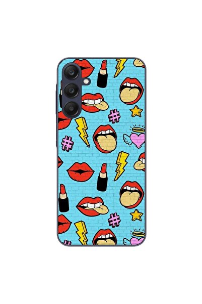 OEM Husa compatibila cu Samsung Galaxy A25 5G Silicon Gel Tpu Model Pop Art Lips