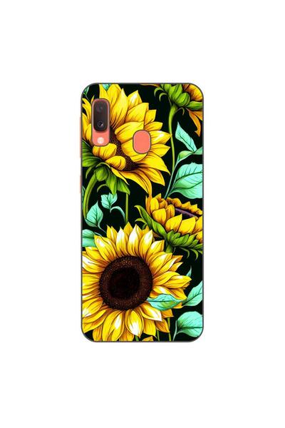 OEM Husa compatibila cu Samsung Galaxy A20e Silicon Gel Tpu Model Floarea Soa...