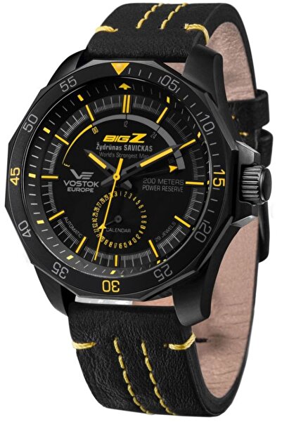 Vostok Europe Set bărbătesc NE57-225C417 — negru, clasic, cu o curea suplimen...