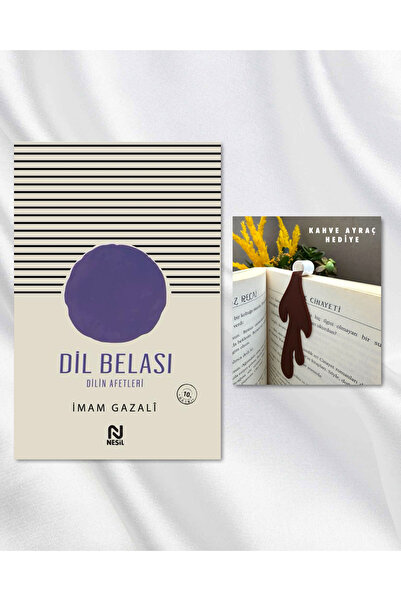 Nesil Yayınları DİL BELASI / DÖKÜLEN KAHVE FİGÜRLÜ KİTAP AYRACI HEDİYE