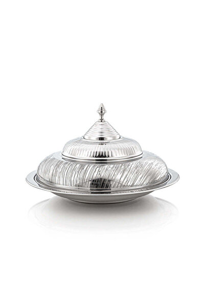 Almarjan 40 CM Tahani Collection Stainless Steel Koozy Tray