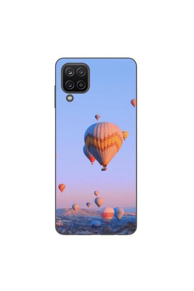 OEM Калъф, съвместим със Samsung Galaxy A12, силиконов гел TPU с десен на балони